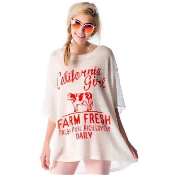 Wildfox Sweaters - WILDFOX White Label California Girl FarmFresh, M